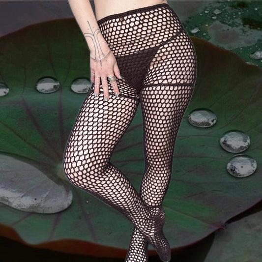 Pelargonium Mesh Fishnet Tights Pattern