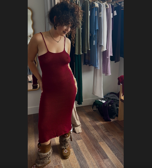 Florella Knit Slip Dress Knitting Pattern