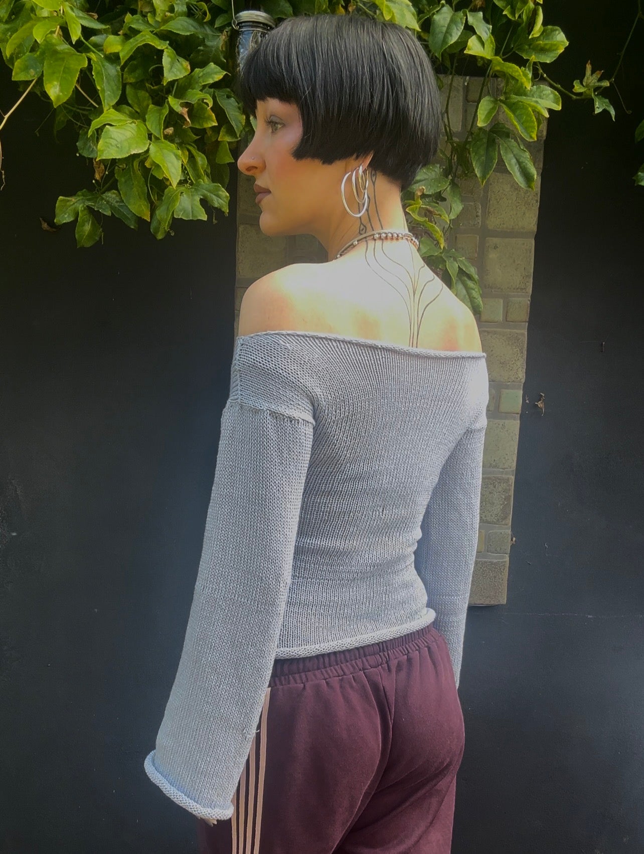 Floe Off-The-Shoulder Top Knitting Pattern