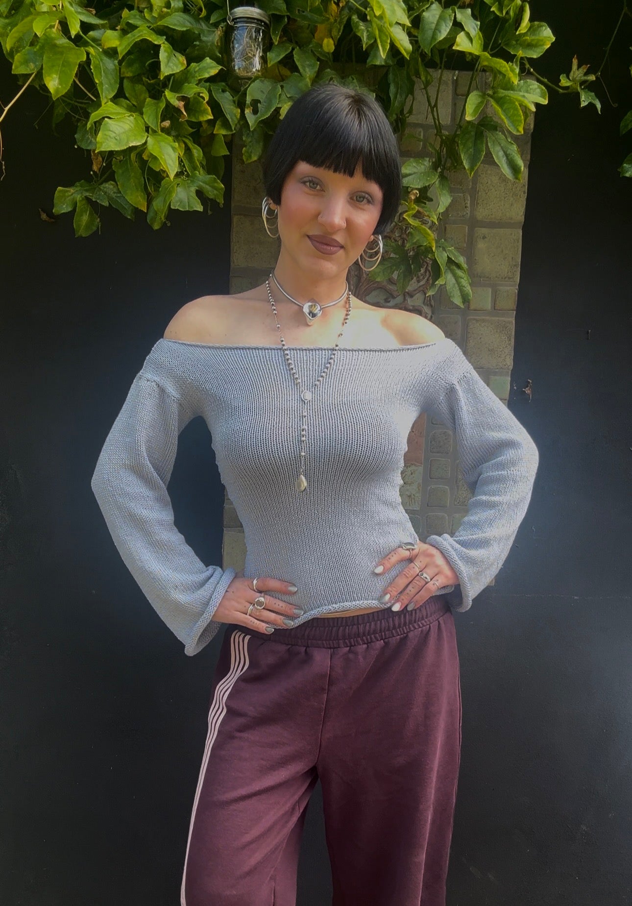 Floe Off-The-Shoulder Top Knitting Pattern