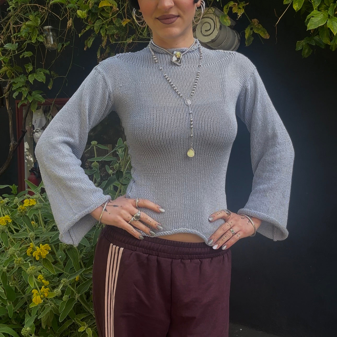 Icicle Turtleneck Knit Top