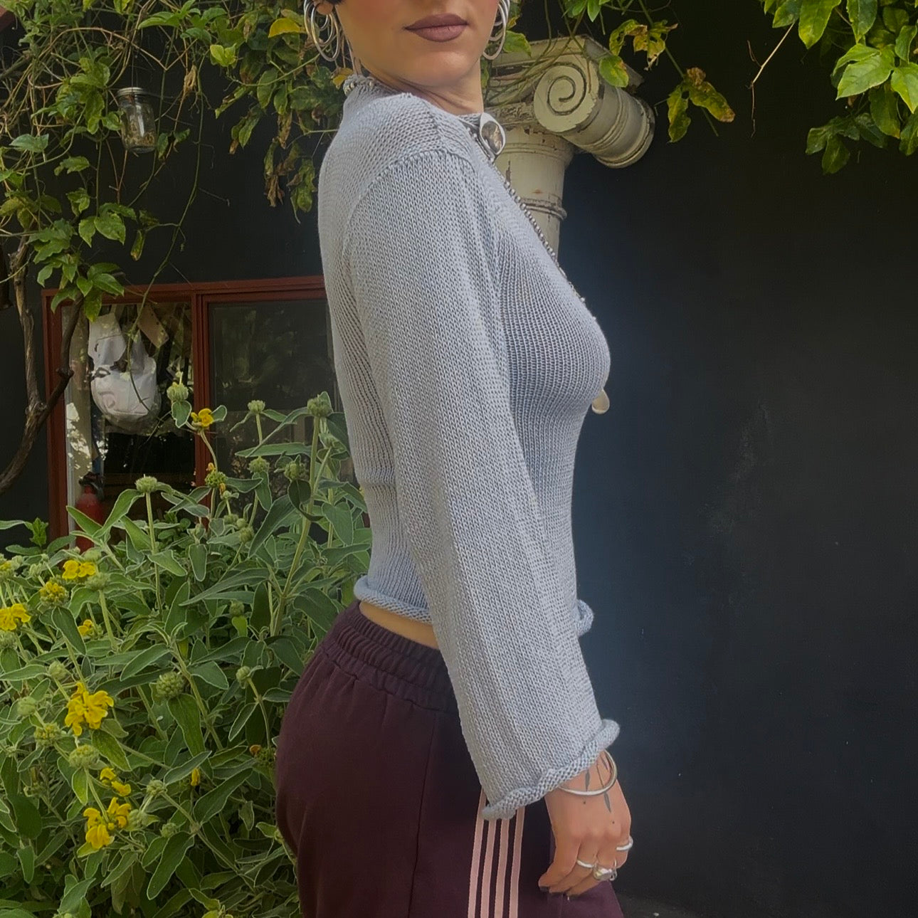 Icicle Turtleneck Knit Top