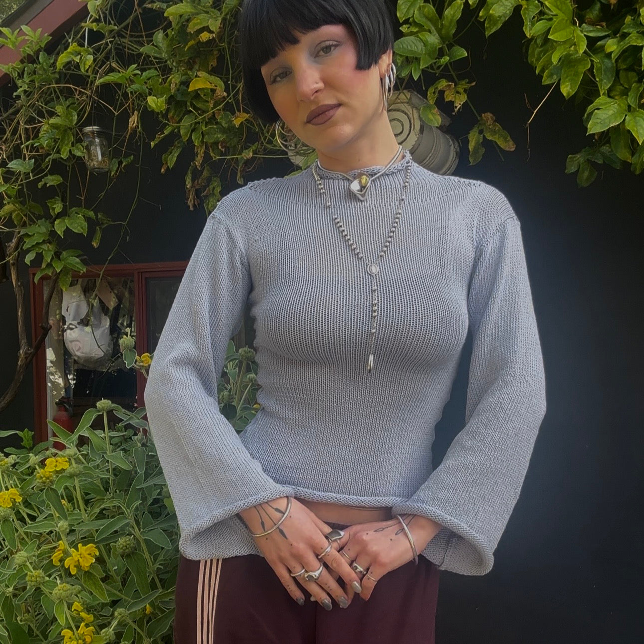 Icicle Turtleneck Knit Top
