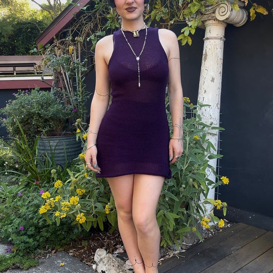 Andromache High Neck Mini Dress *