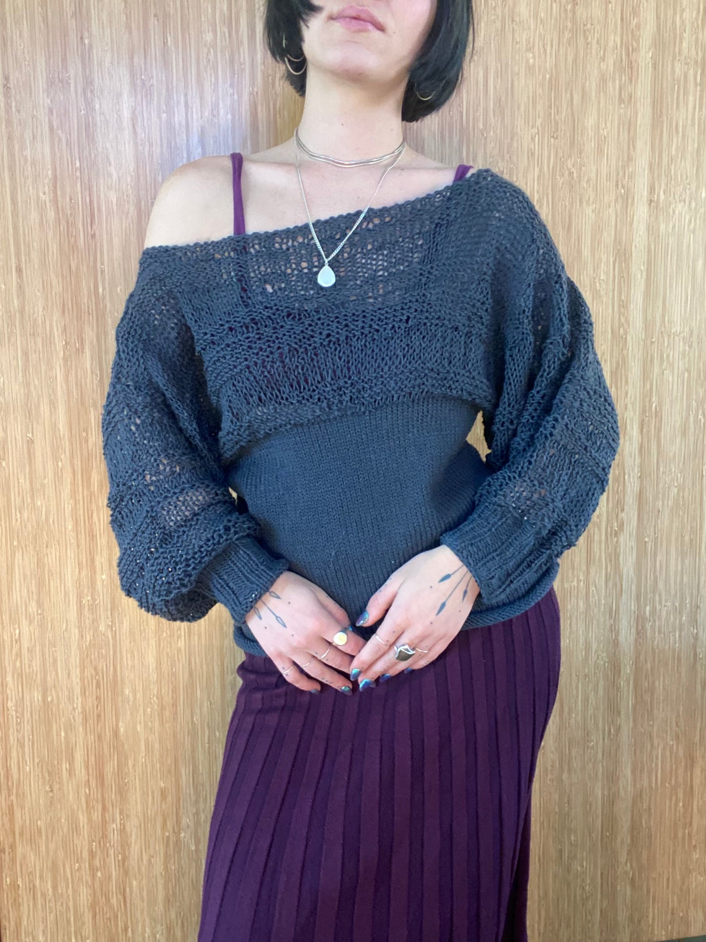 Laurel Boatneck Knit Sweater Pattern