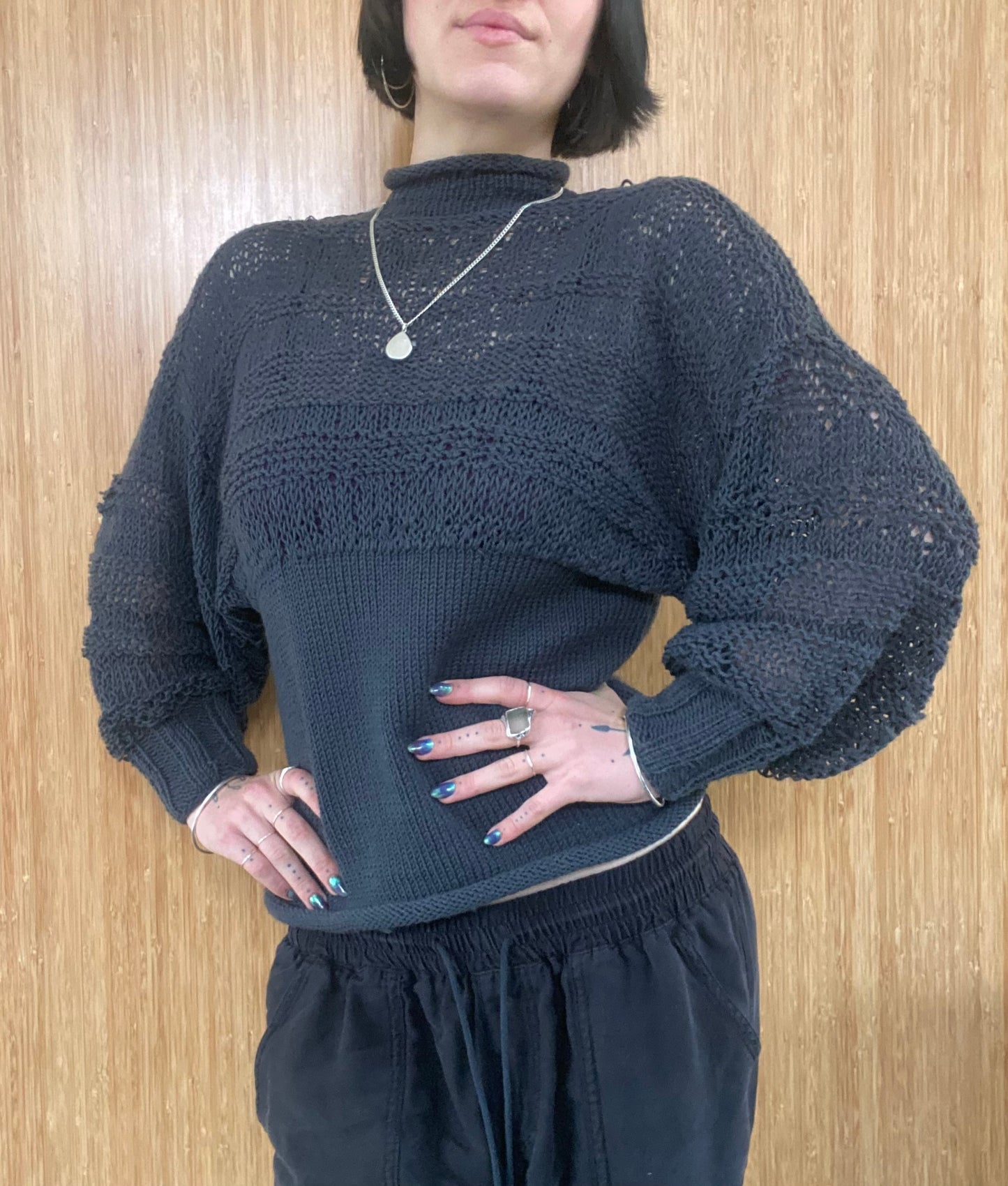 Fennel Mockneck Knit Sweater Pattern