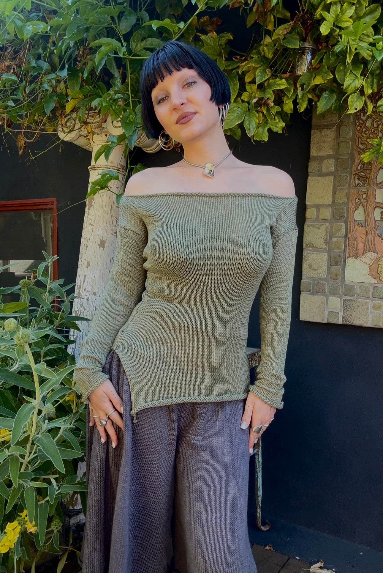 Miersia Knit Long Sleeve Top