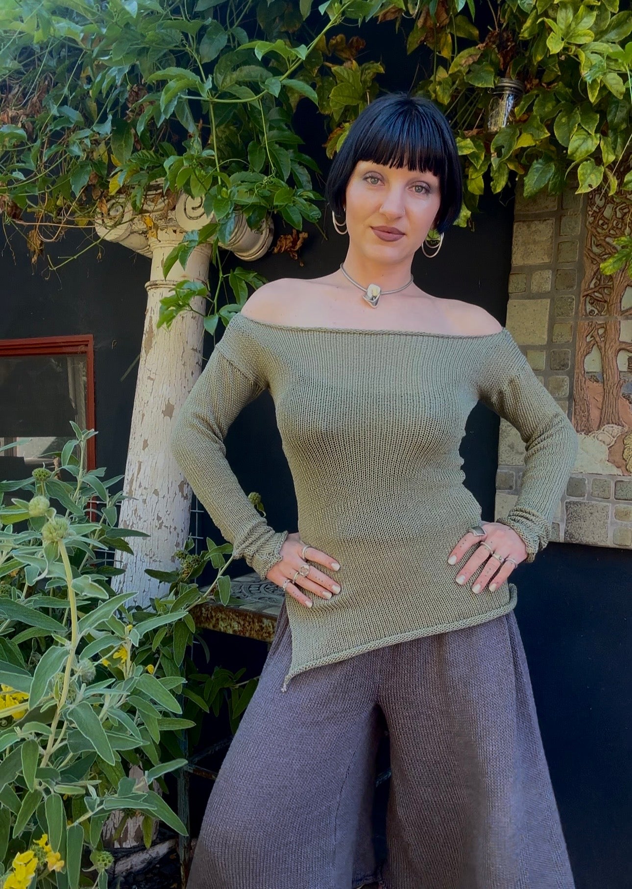Miersia Knit Long Sleeve Top