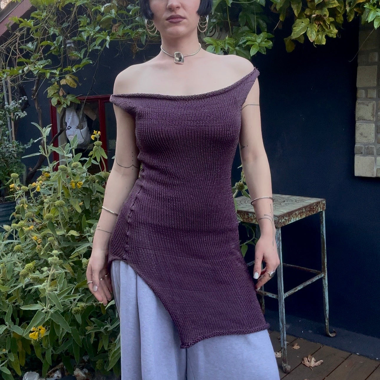 Anaea Tunic Mini Dress Knitting Pattern