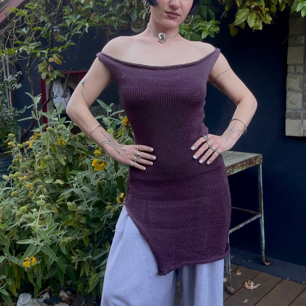 Anaea Tunic Mini Dress Knitting Pattern