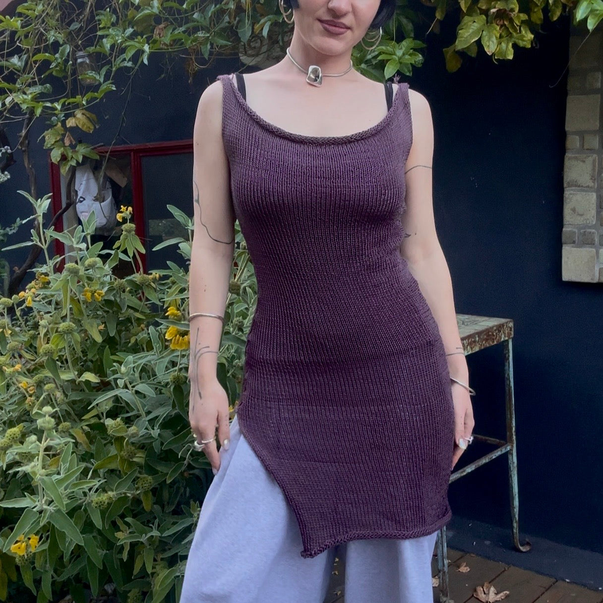 Anaea Tunic Mini Dress Knitting Pattern