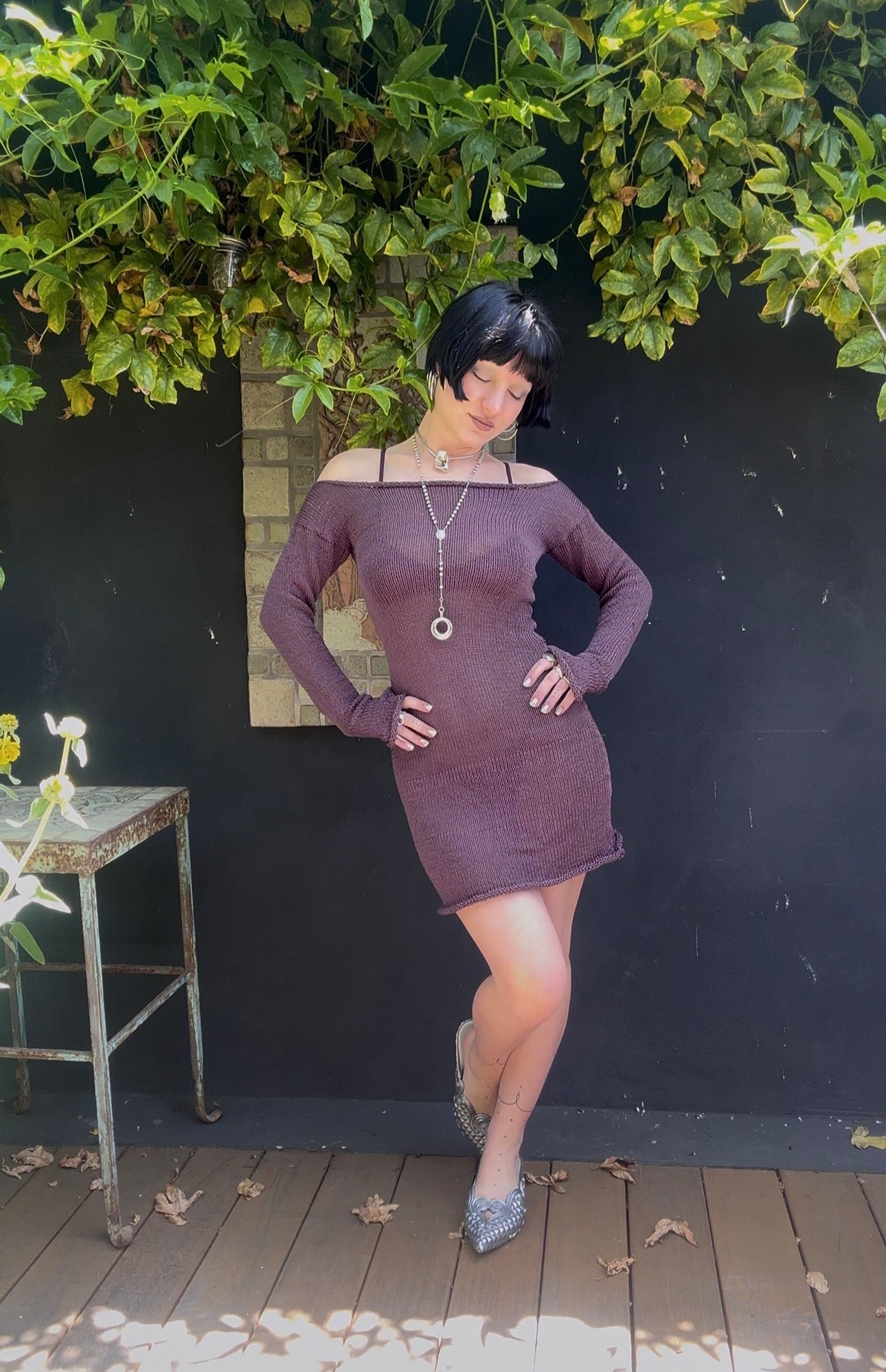 Penelope Long Sleeve Mini Dress
