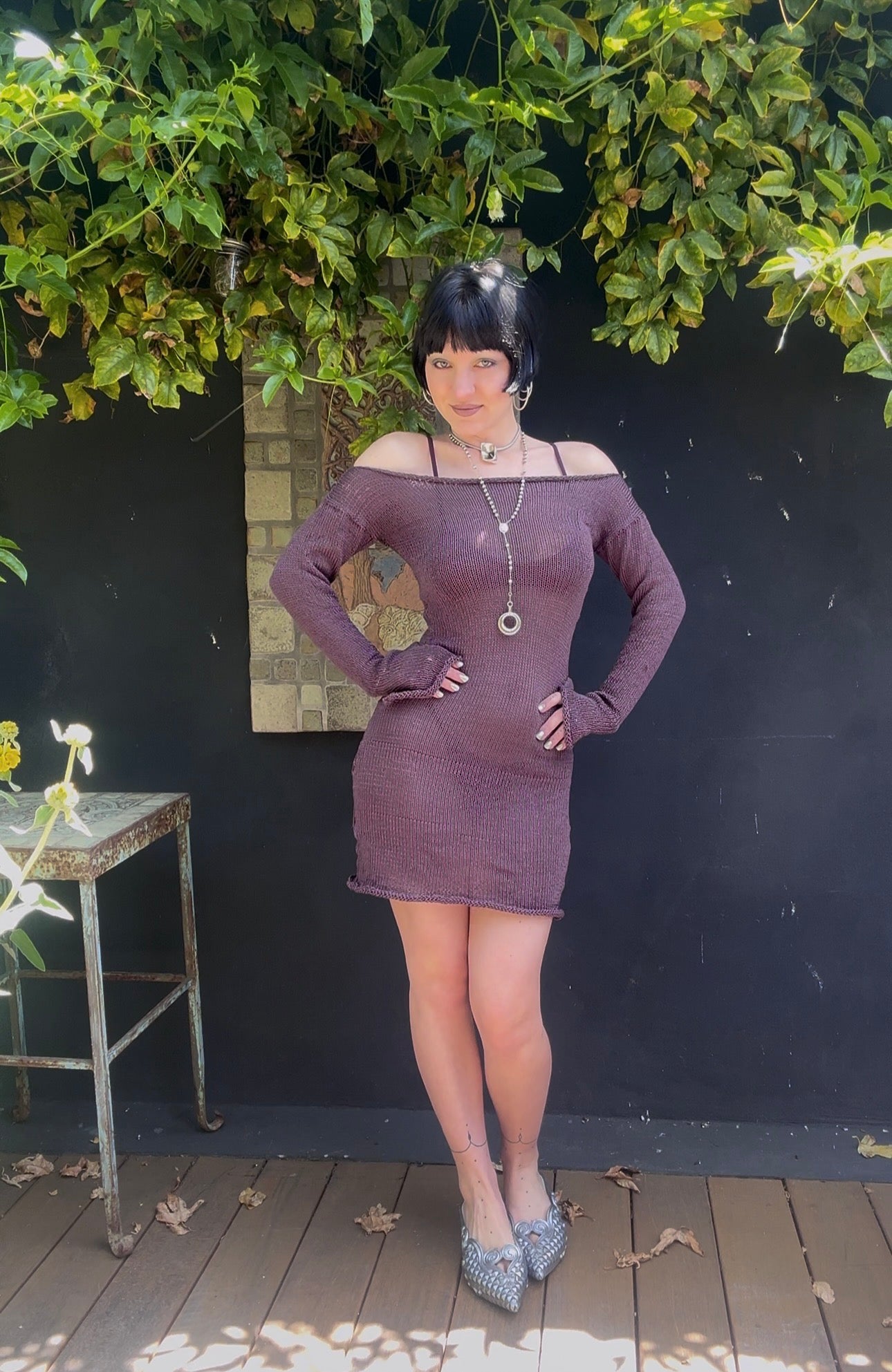 Penelope Long Sleeve Mini Dress