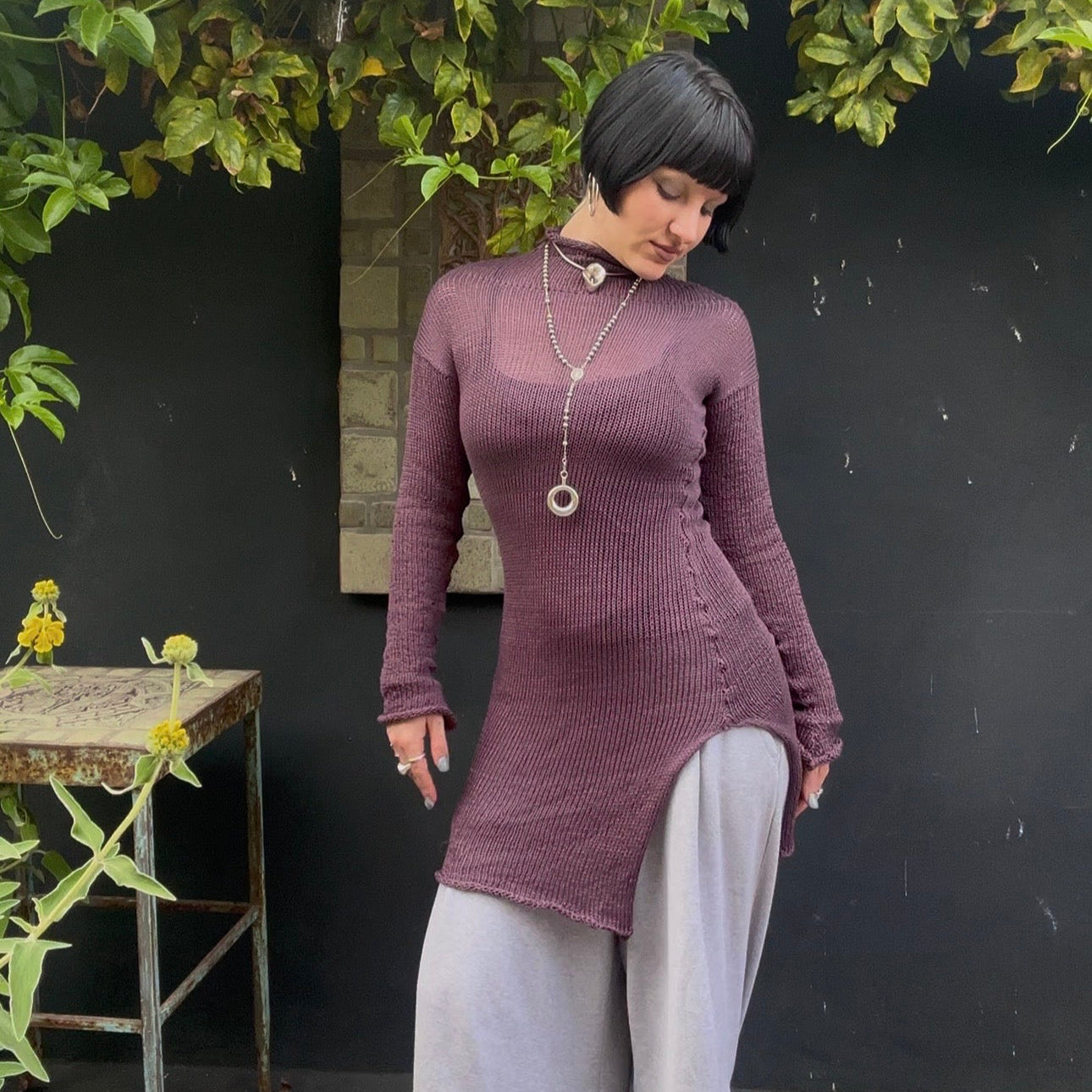 Amatheia Mockneck Midi Dress *