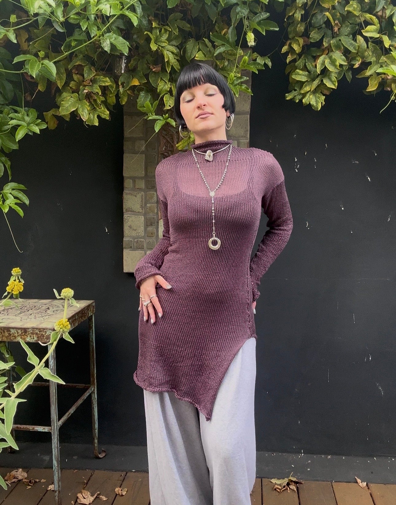 Amatheia Mockneck Midi Dress *