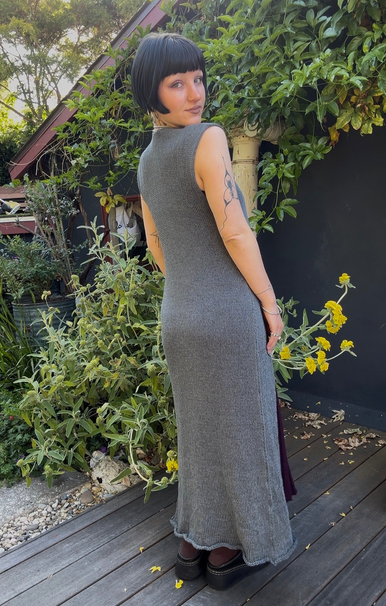 Lada Knit Long Sleeveless Cardigan Knitting Pattern