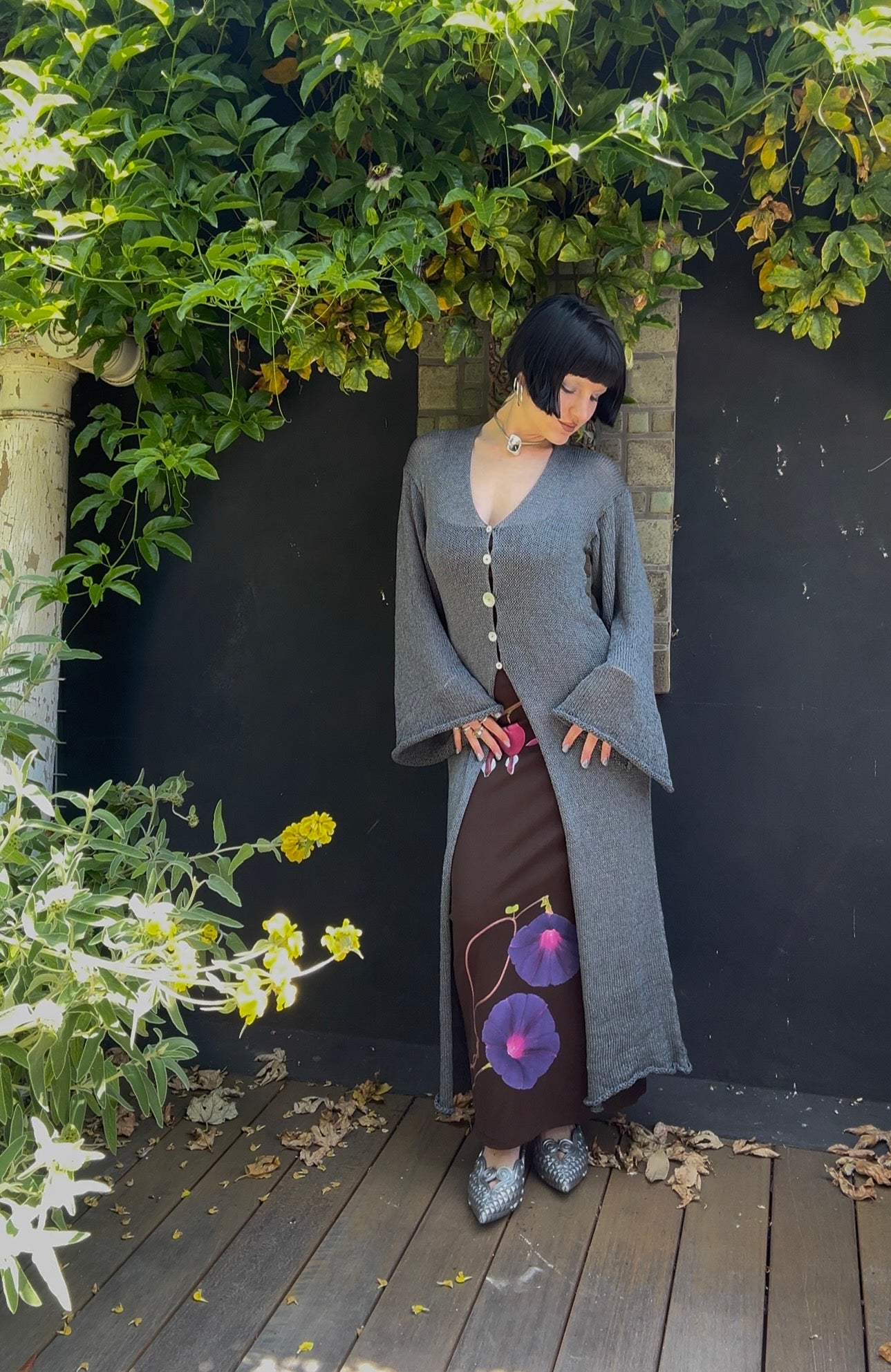 Locusta Knit Long Sleeve Cardigan Knitting Pattern