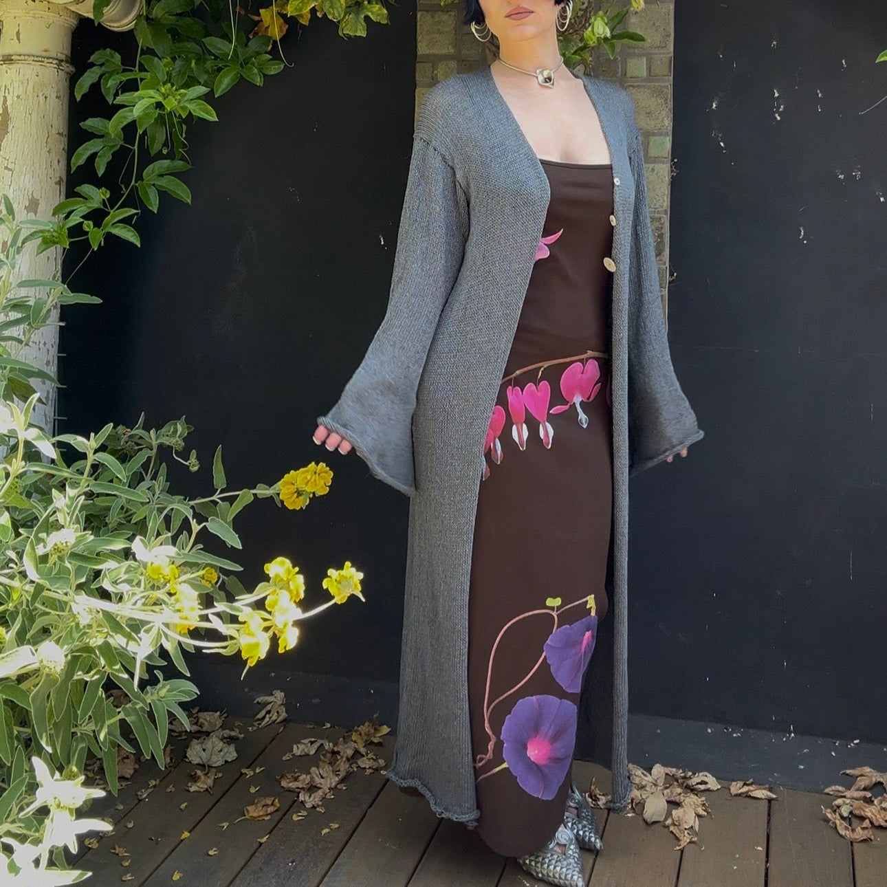 Locusta Knit Long Sleeve Cardigan Knitting Pattern