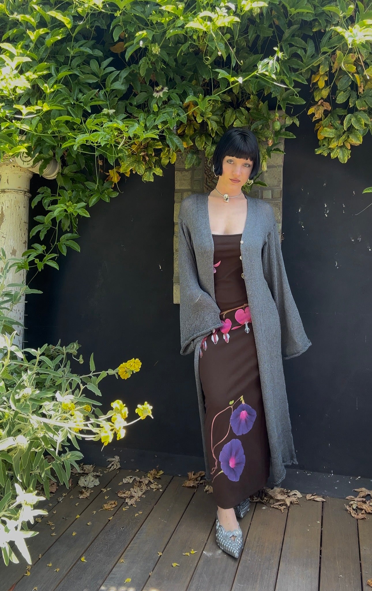 Locusta Knit Long Sleeve Cardigan Knitting Pattern