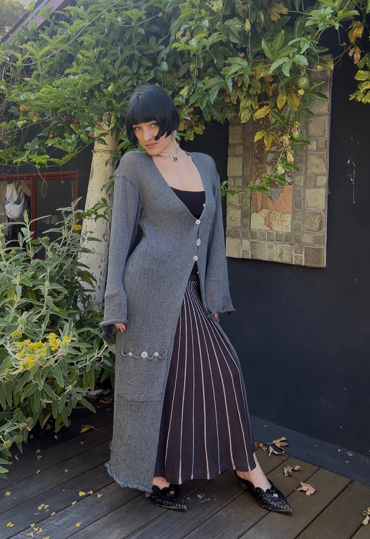 Hestia Knit Long Sleeve Cardigan Knitting Pattern