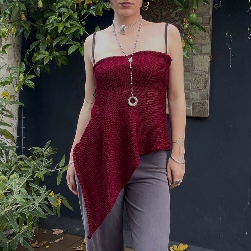 Lycoris Knit Mini Poncho *