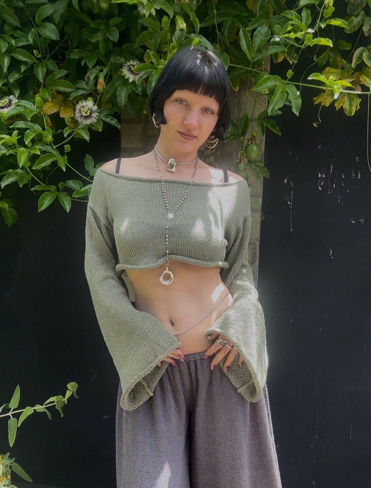 Oreas Knit Crop Sweater *