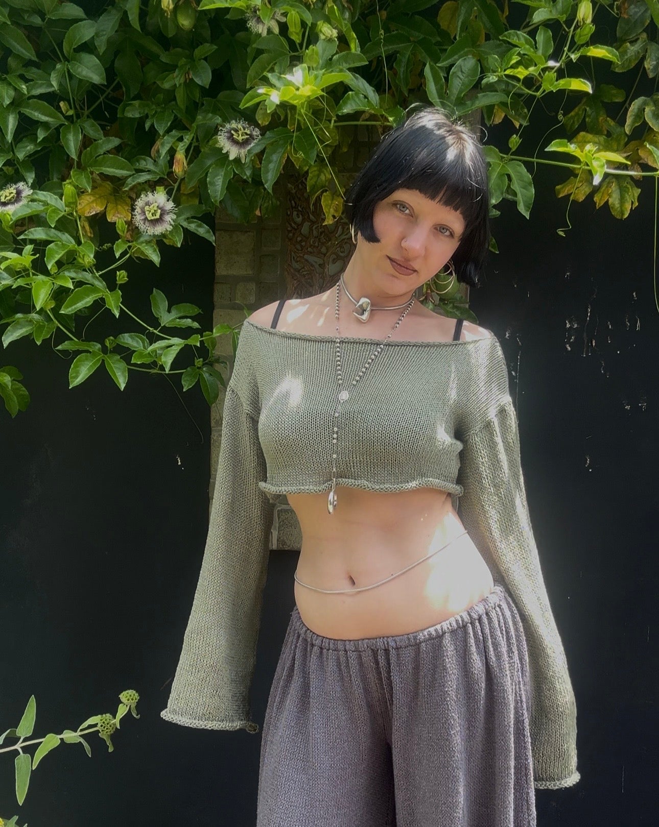 Oreas Knit Crop Sweater *
