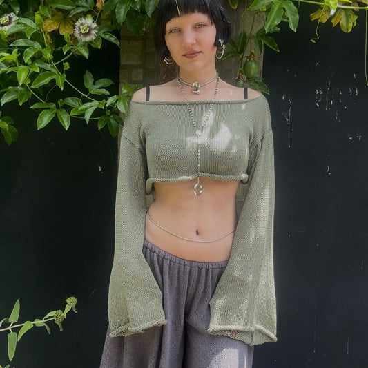 Oreas Knit Crop Sweater *