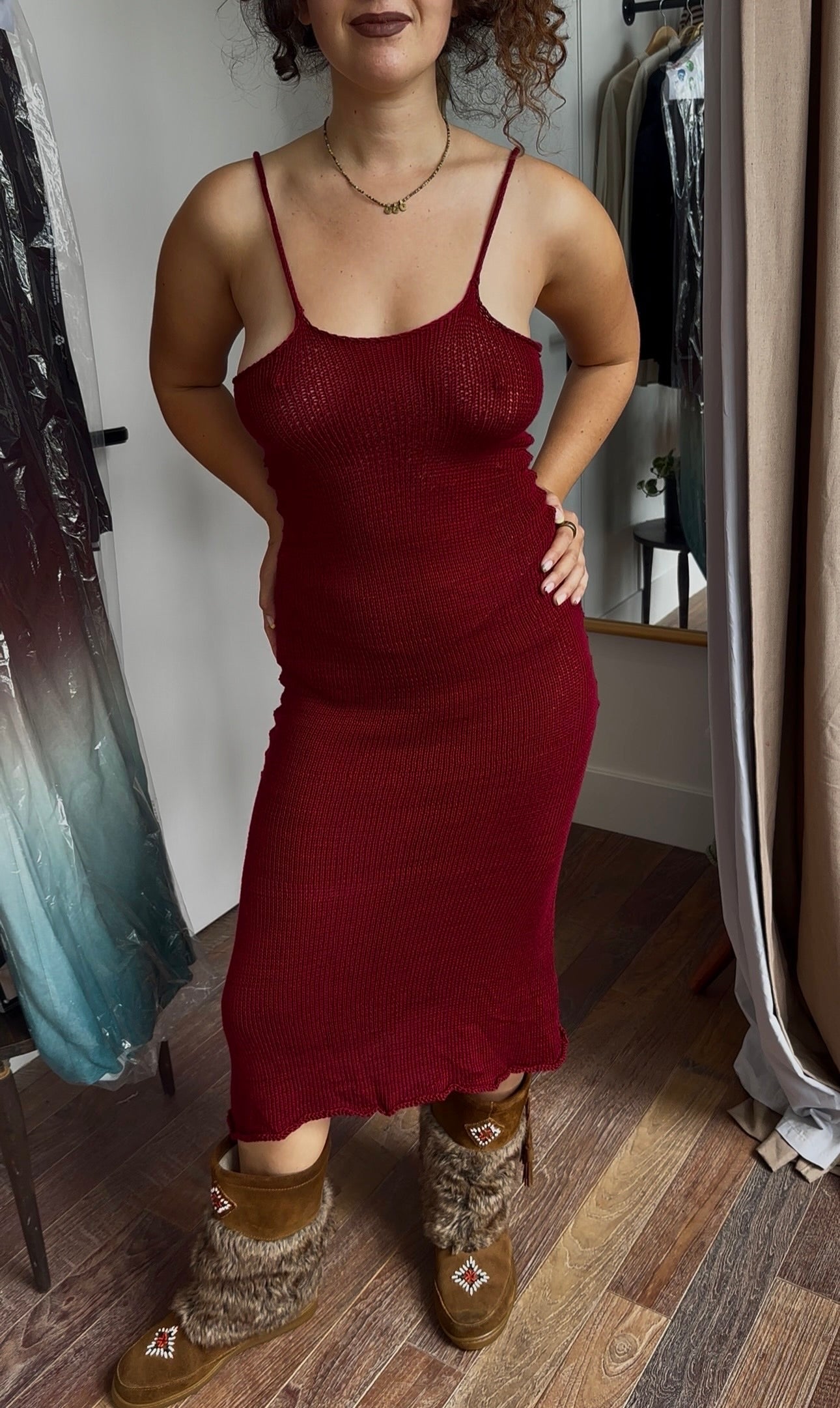 Florella Knit Slip Dress