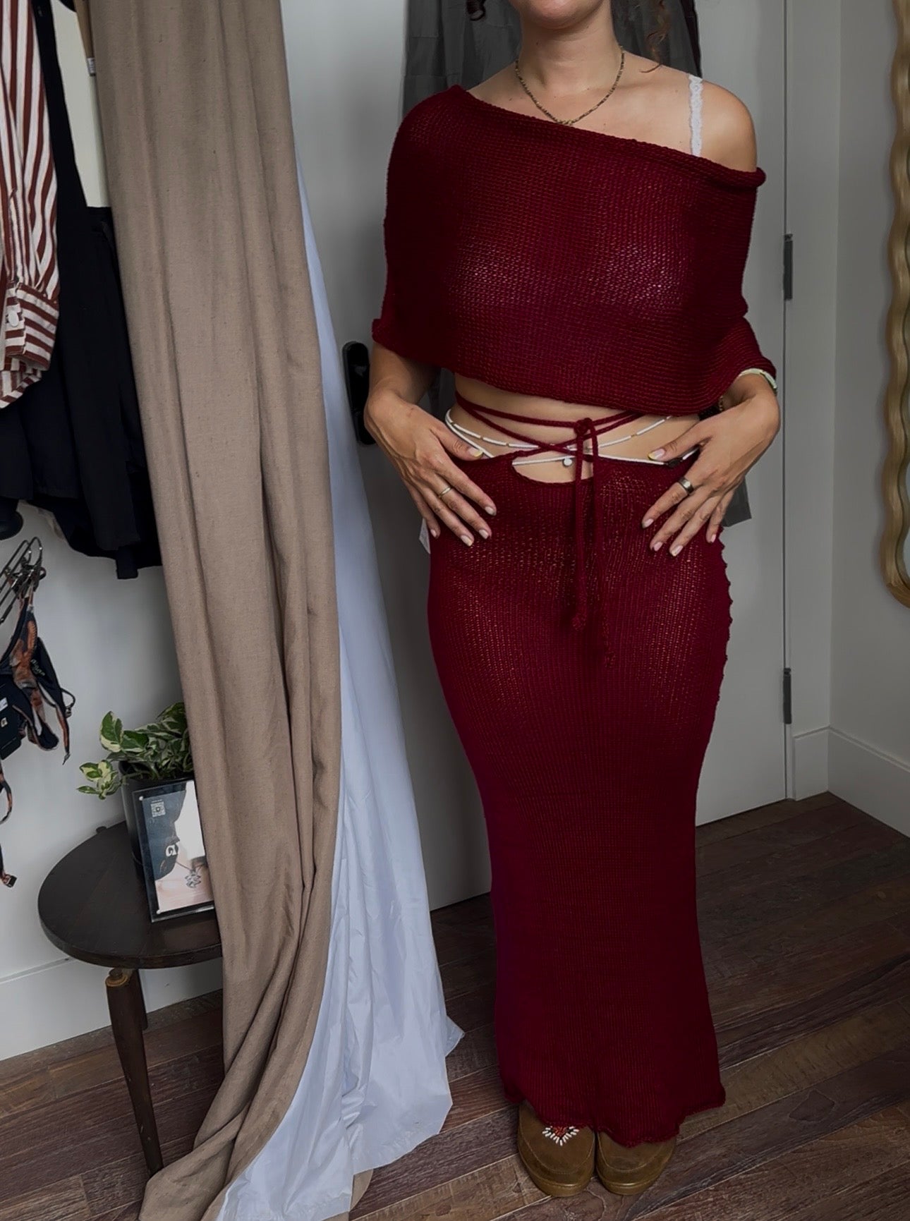 Roselle Knit Midi Dress *