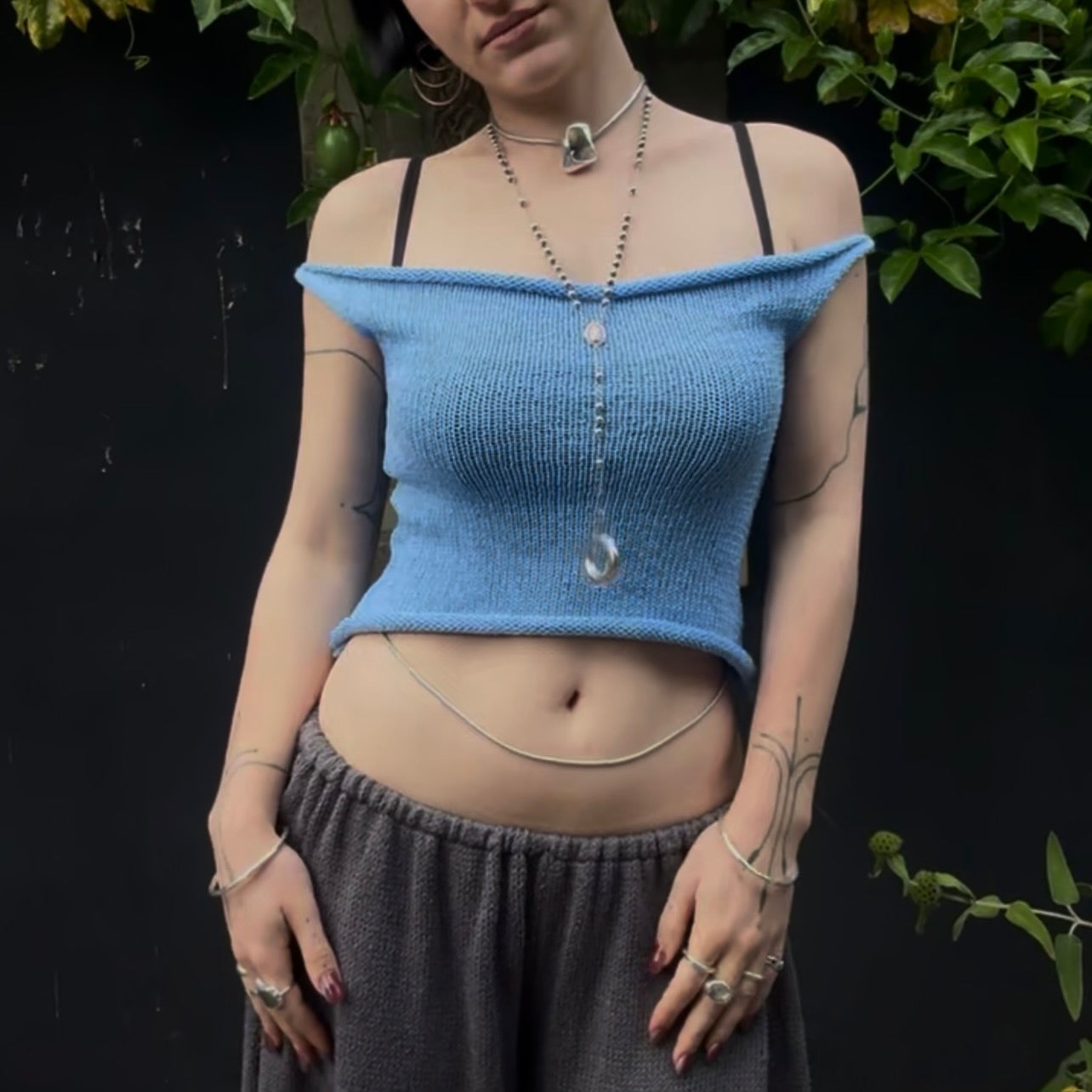 Batesia Knit Crop Top *