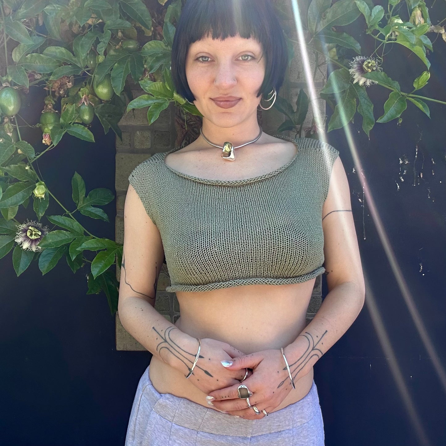 Gillesia Crop Top Knitting Pattern
