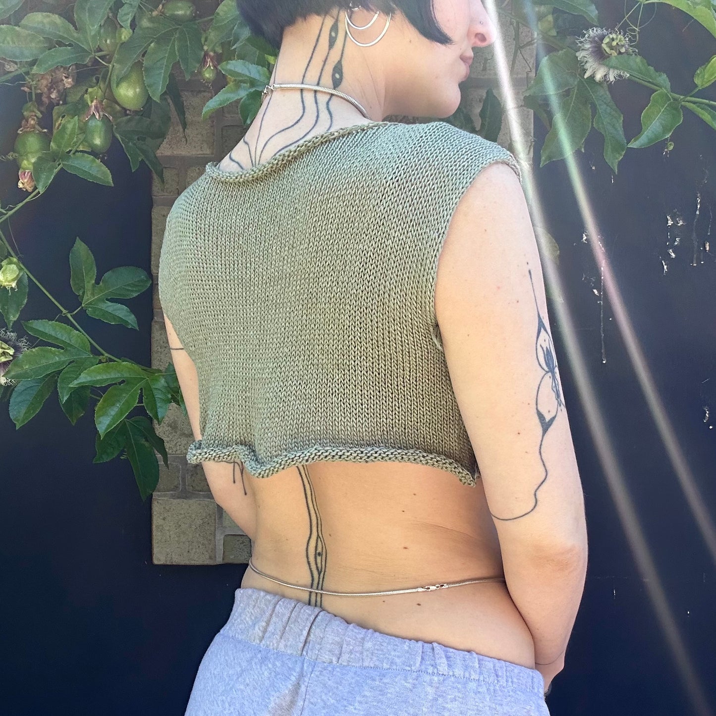 Gillesia Crop Top Knitting Pattern