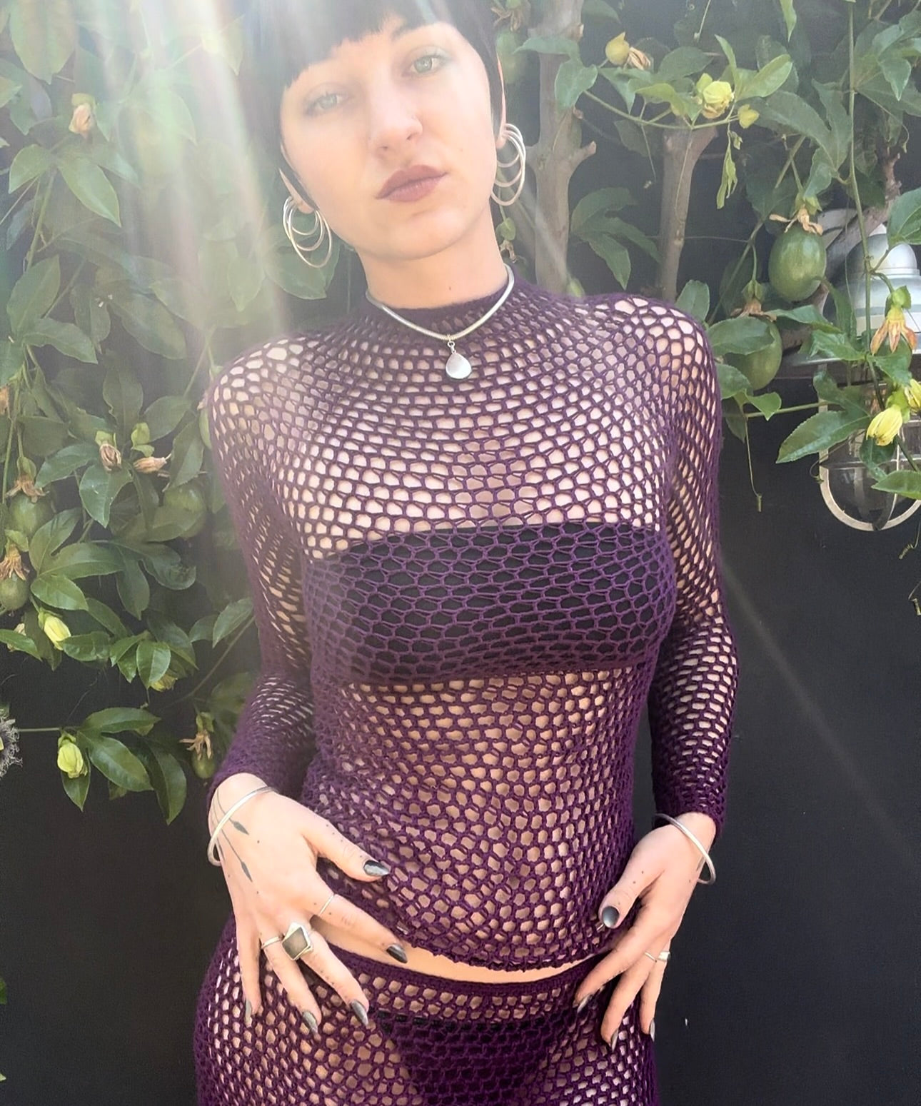 Saltmarsh Mesh Mockneck Top