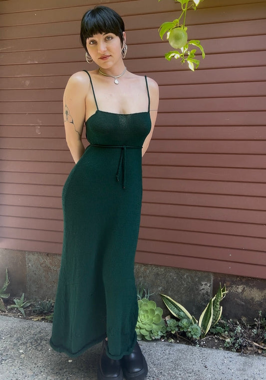 Malachite Knit Maxi Dress Knitting Pattern