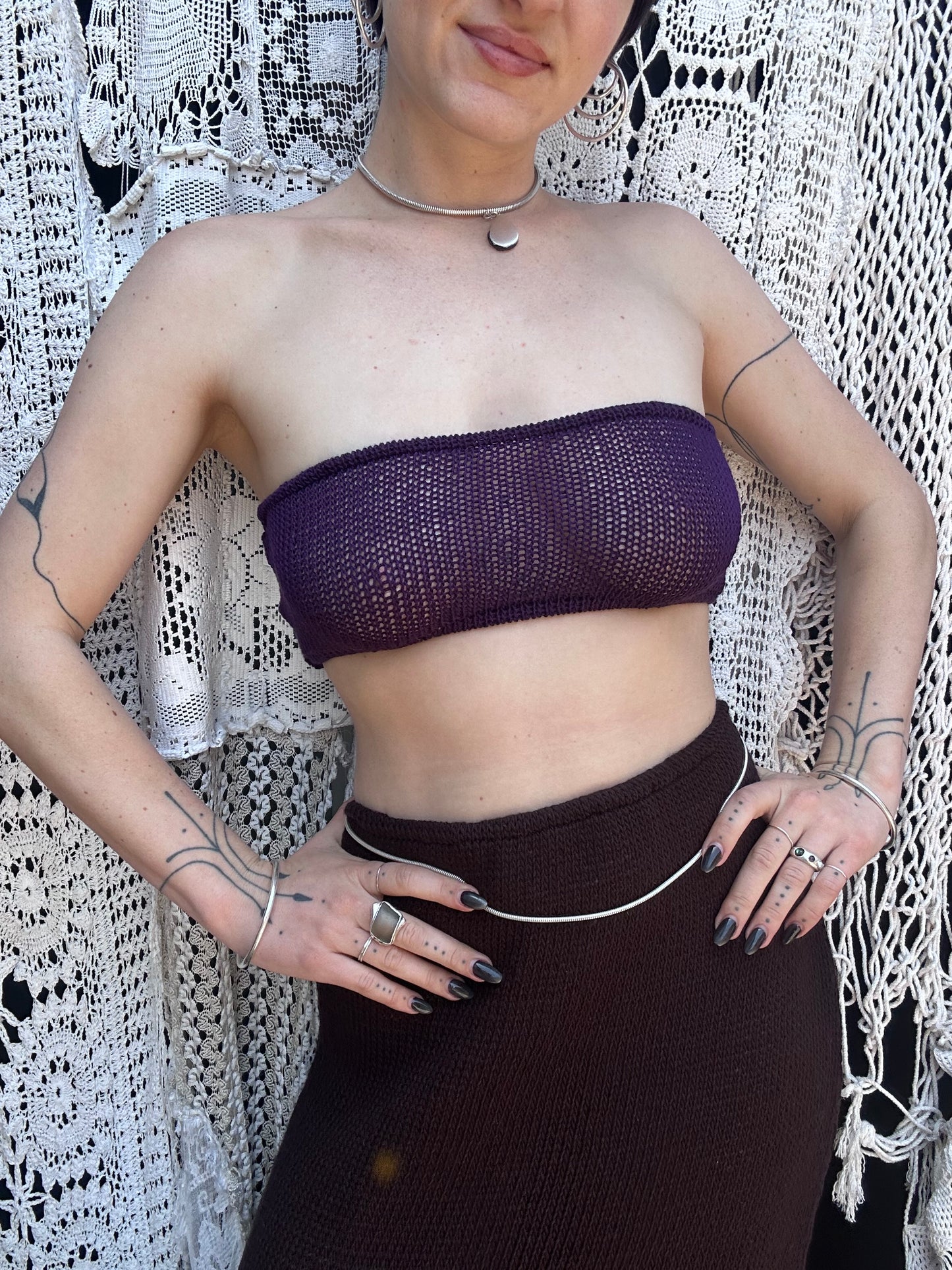Agate Knit Bandeau Bralette Knitting Pattern