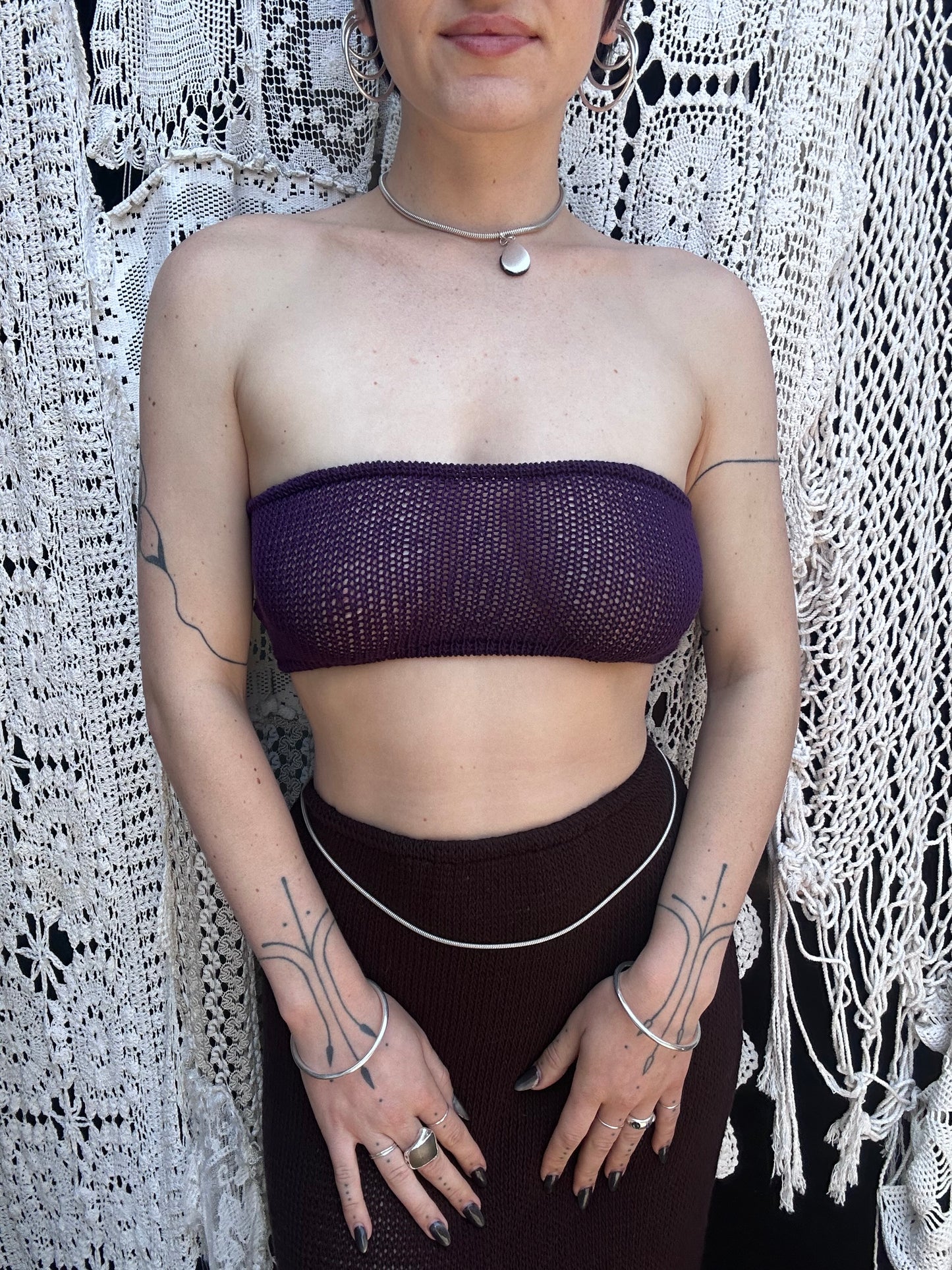 Agate Knit Bandeau Bralette Knitting Pattern