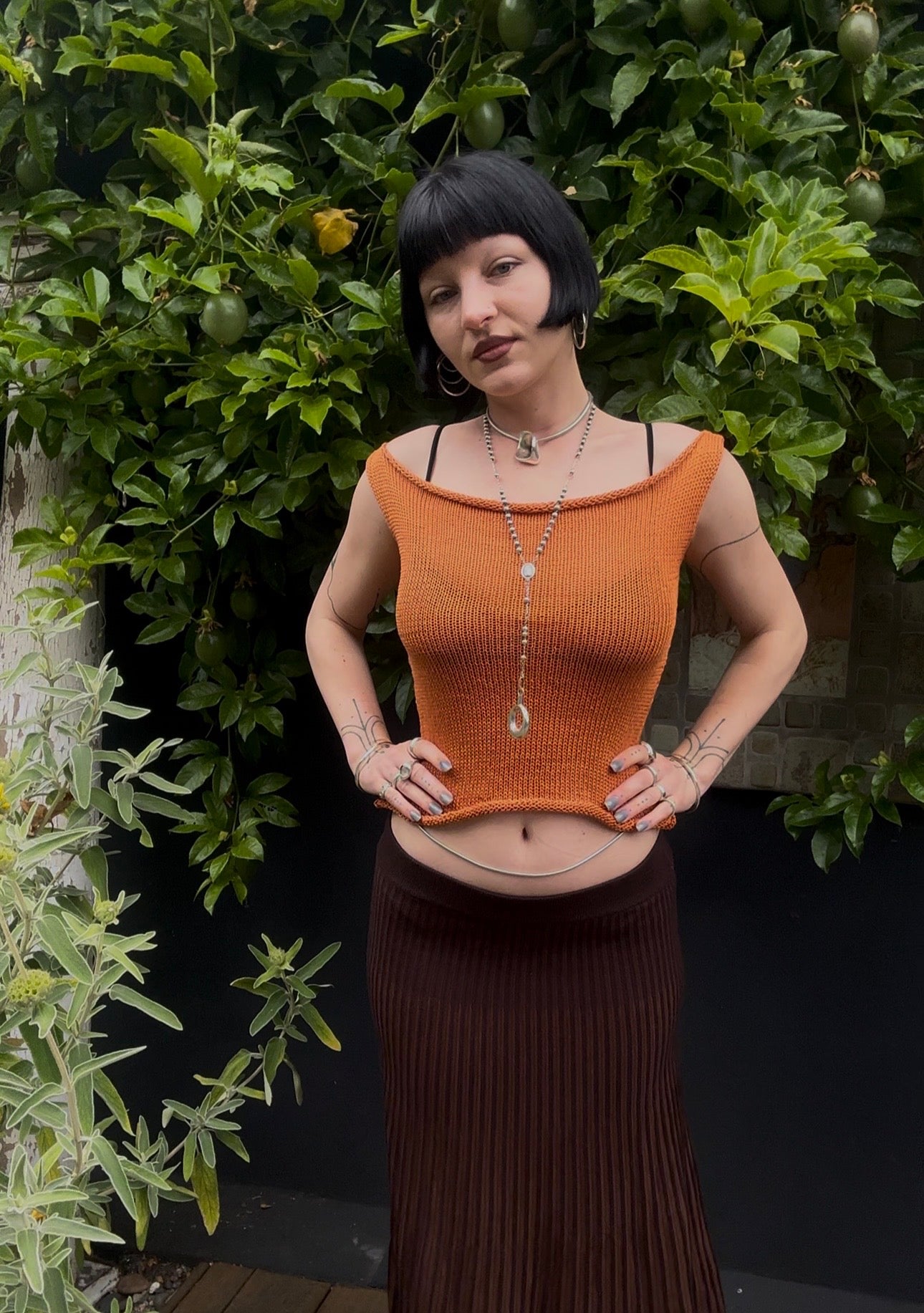 Fucula Sleeveless Top Knitting Pattern
