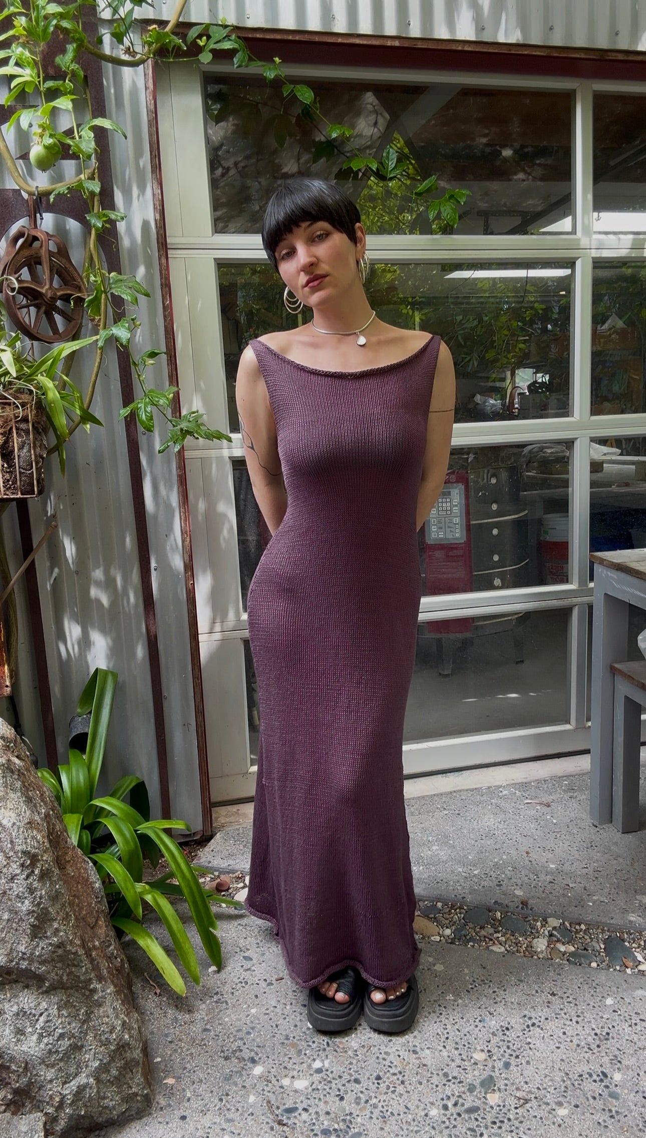 Megara Knit Maxi Dress Knitting Pattern