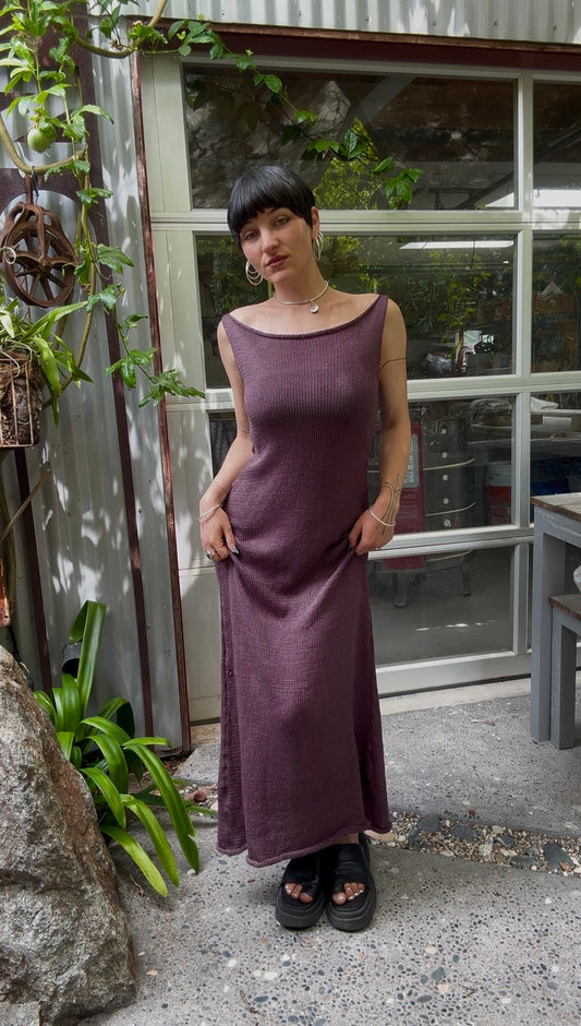 Megara Knit Maxi Dress Knitting Pattern