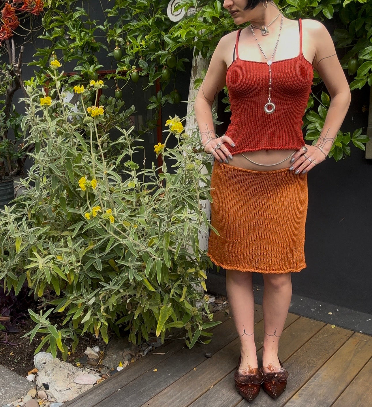 Araschnia Knit Skirt Knitting Pattern