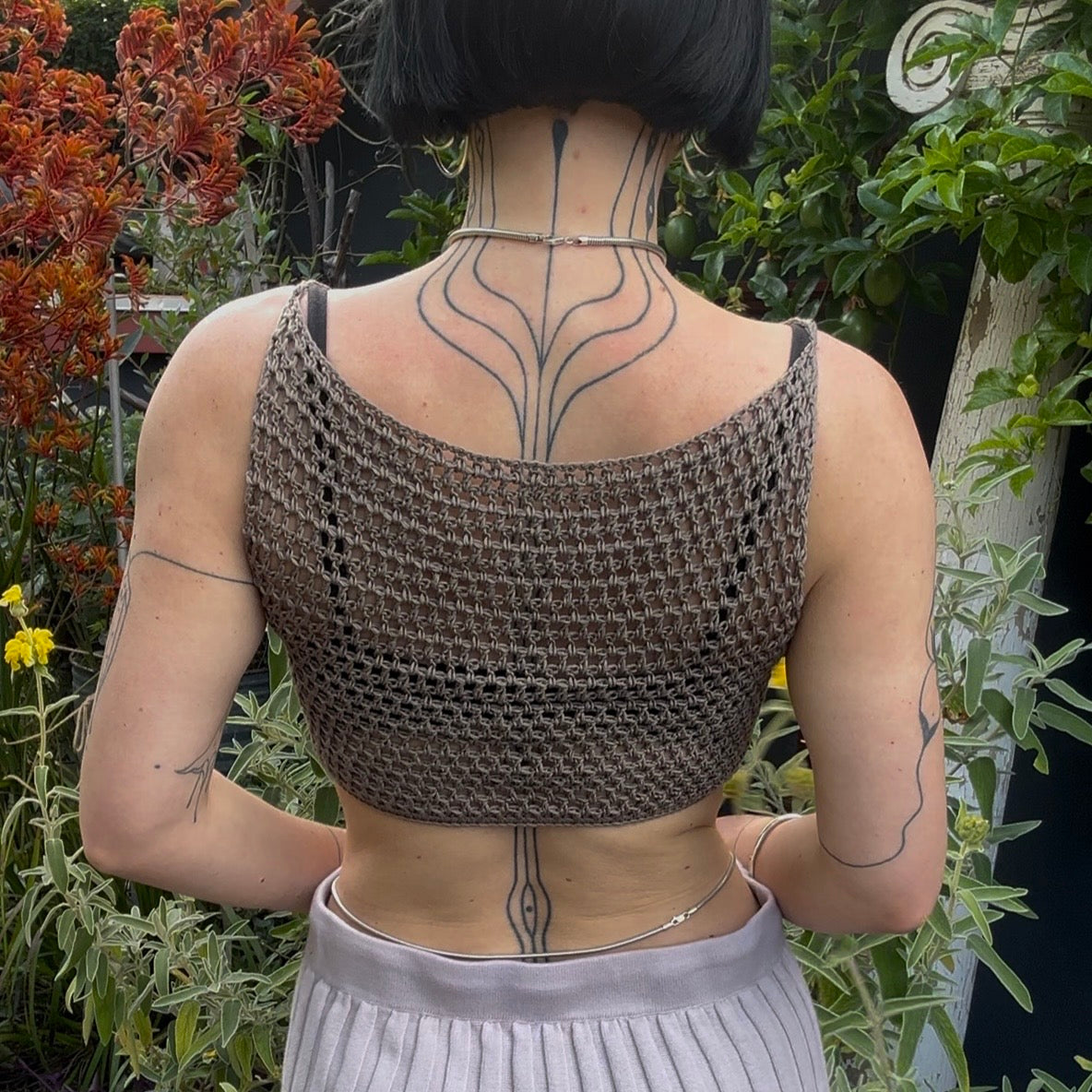 Euthria Mesh Crop Top