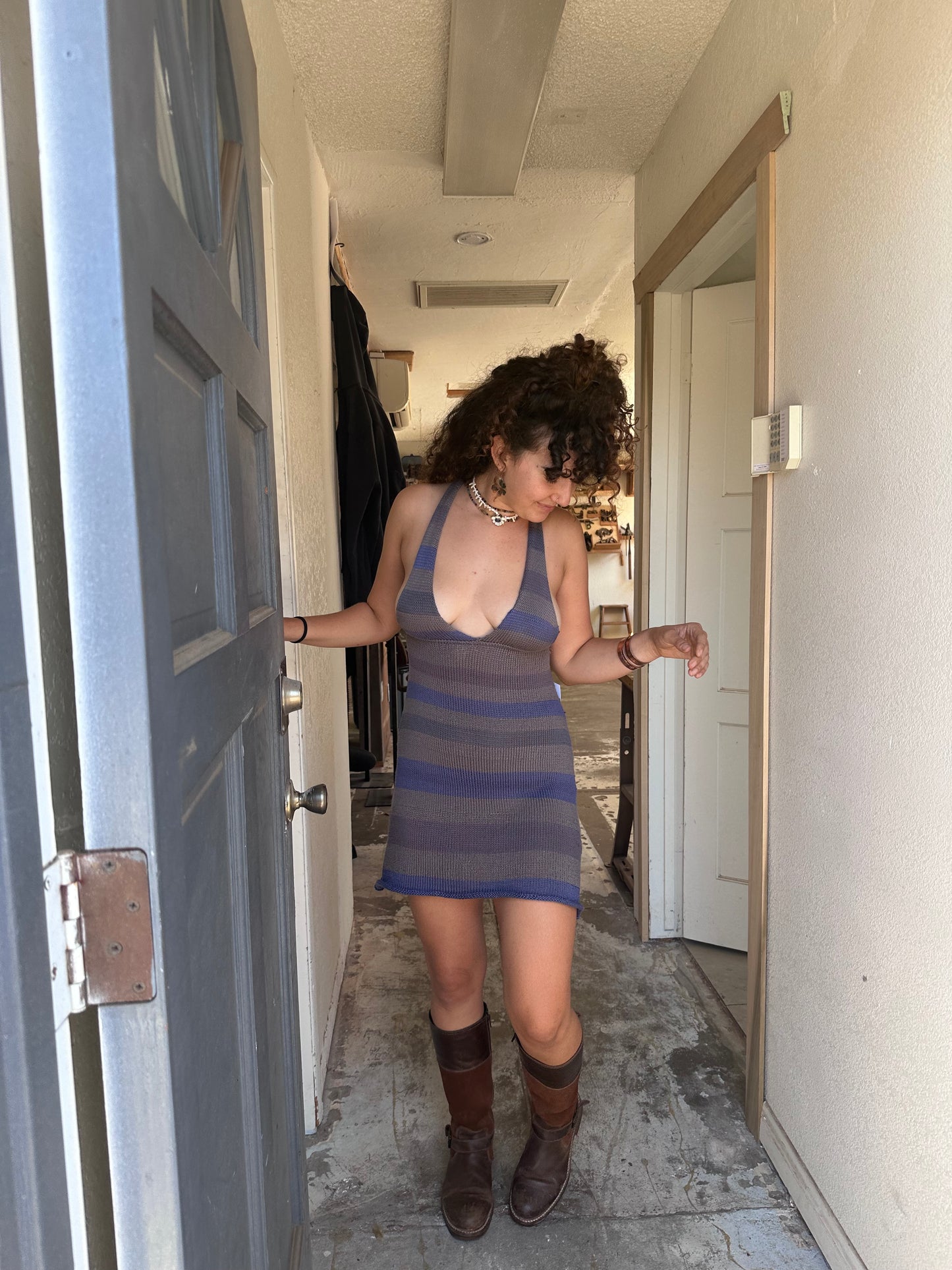 Jasper Knit Mini Dress Knitting Pattern