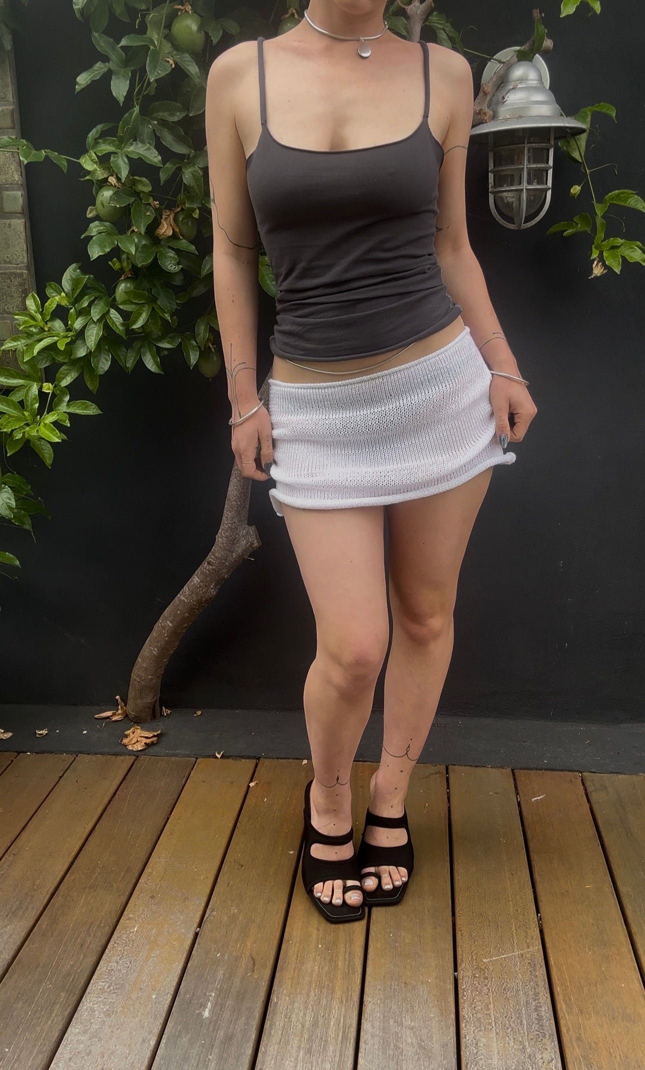 Quartzite Knit Mini Skirt