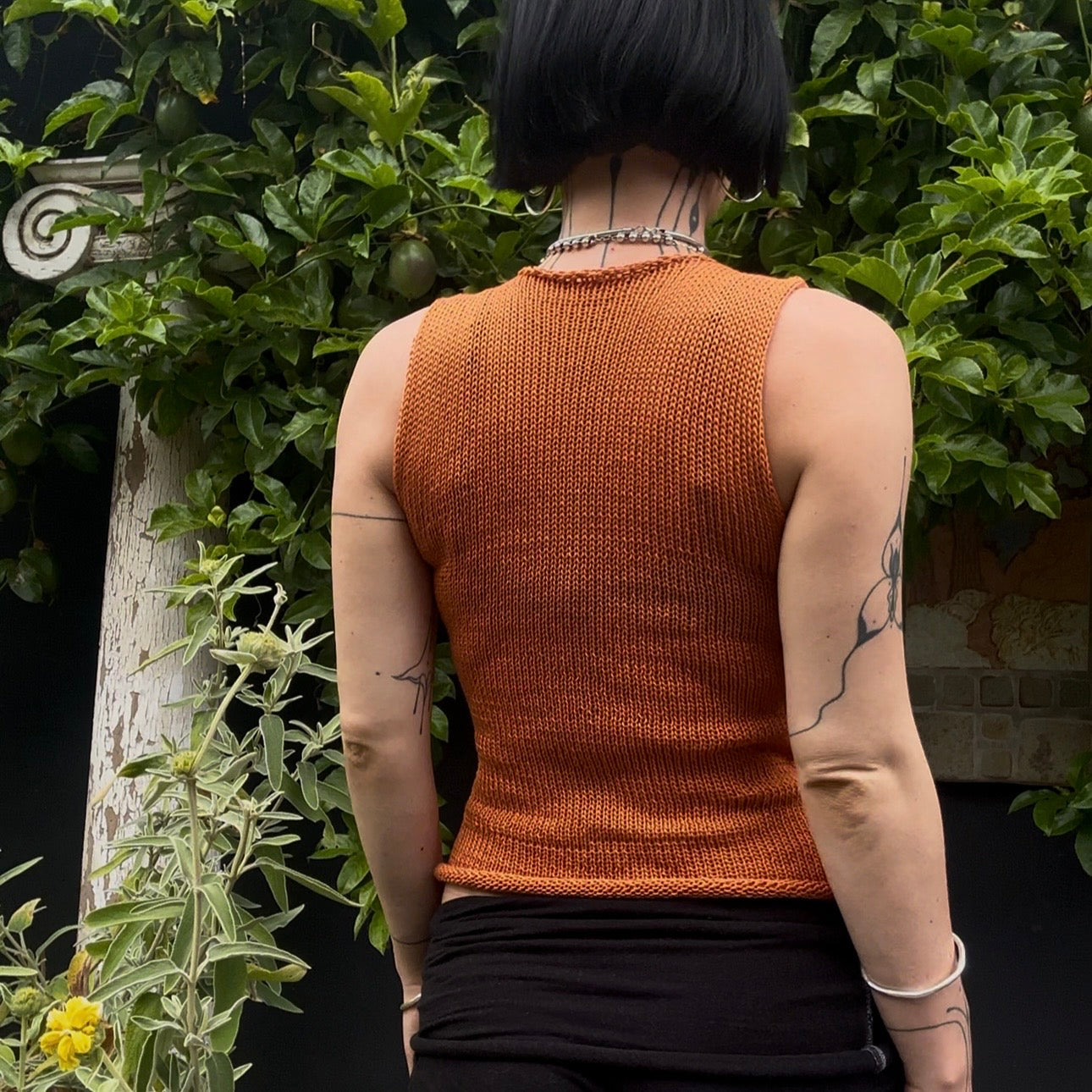 Berania High Neck Top Knitting Pattern