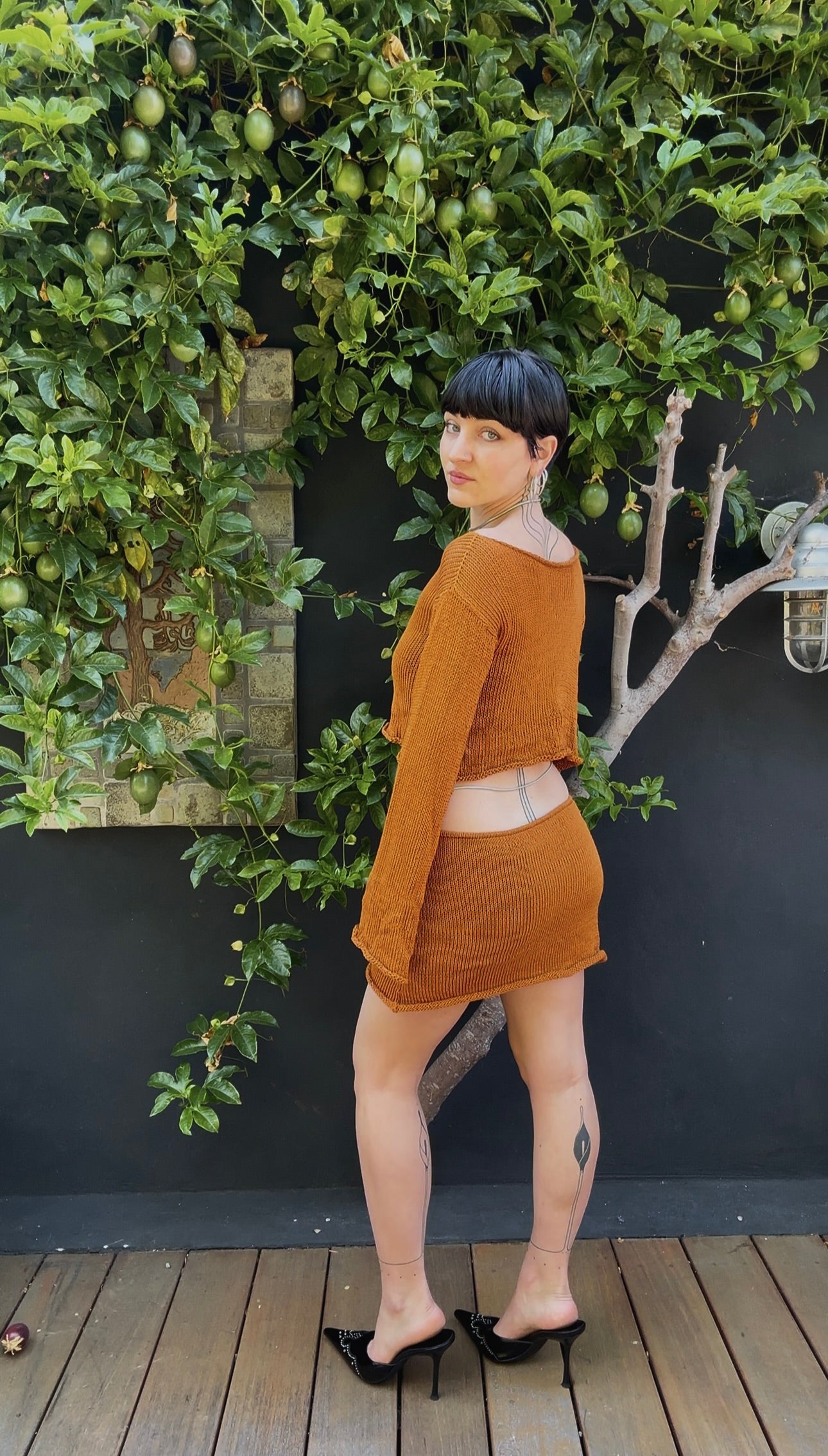 Selenite Knit Crop Sweater