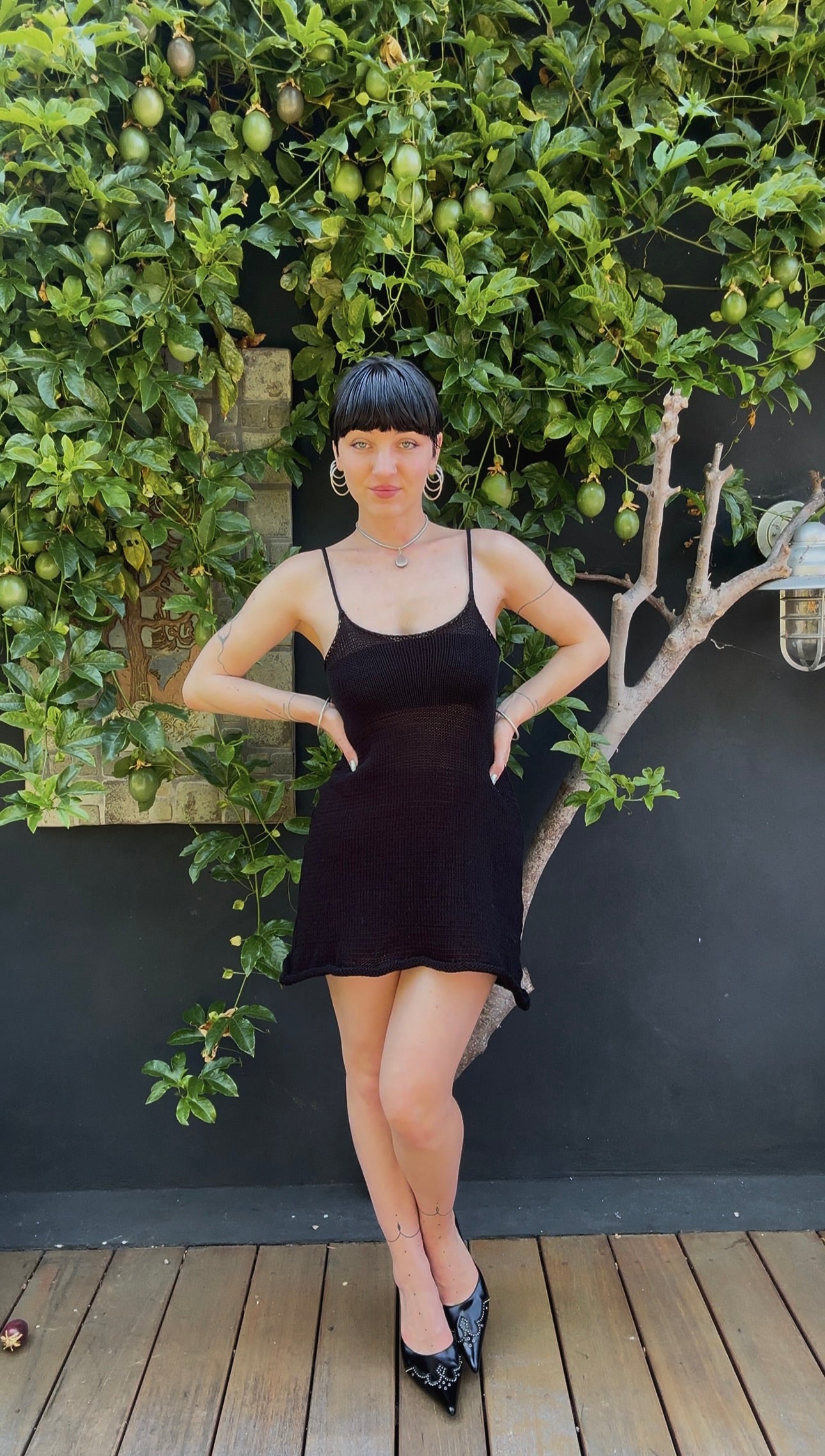 Onyx Knit Mini Dress Knitting Pattern