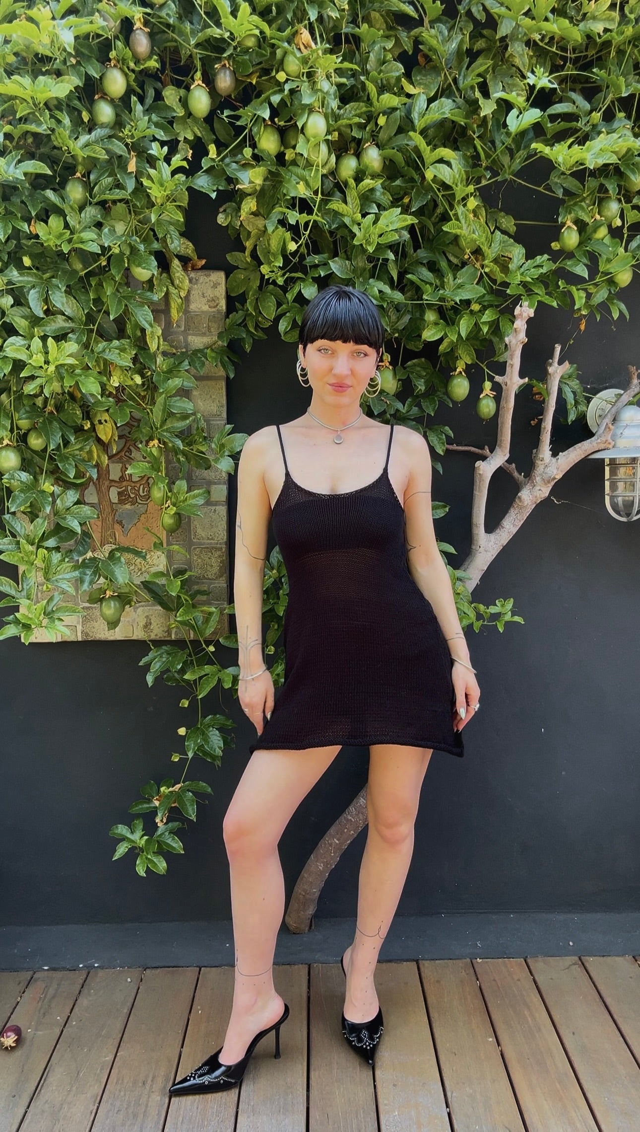 Onyx Knit Mini Dress Knitting Pattern