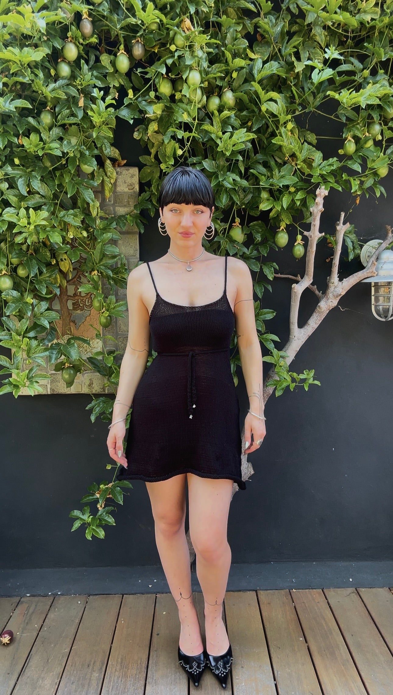 Onyx Knit Mini Dress Knitting Pattern