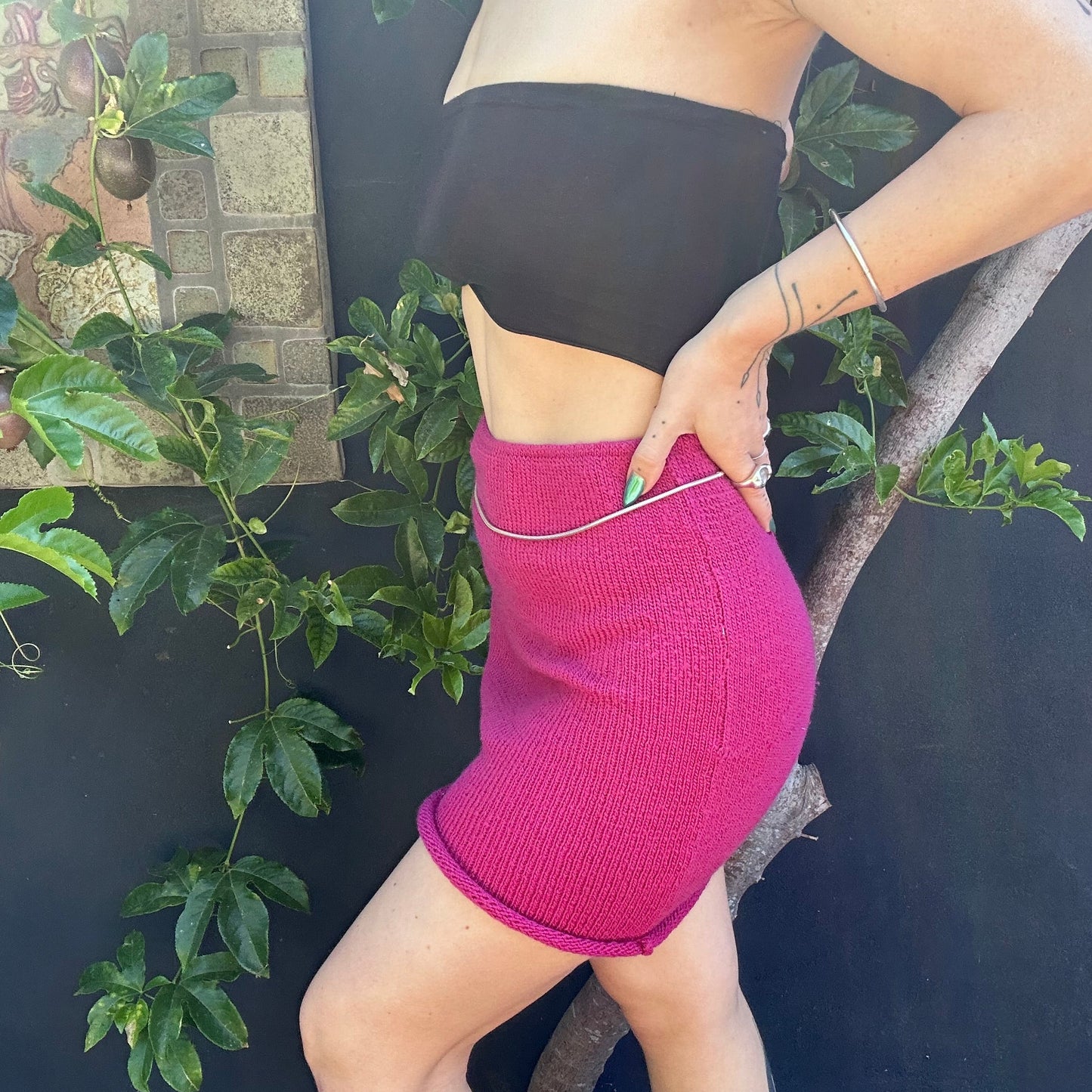 Coelia High Waist Mini Skirt Knitting Pattern